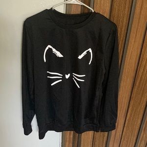 Black Cat Longsleeve Shirt